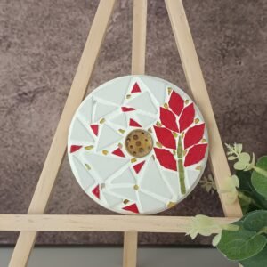 Porte-encens en mosaïque faits main en France. Artisanat unique en émaux de Briare, décoration zen et accessoire bien-être. Idée cadeau artisanale.